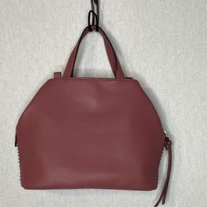 Street level, triple compartments, hand bag.